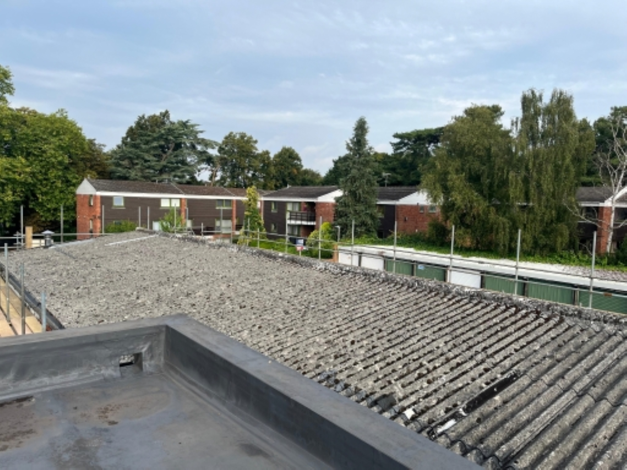 Before Epsom Garage Roof Replacement