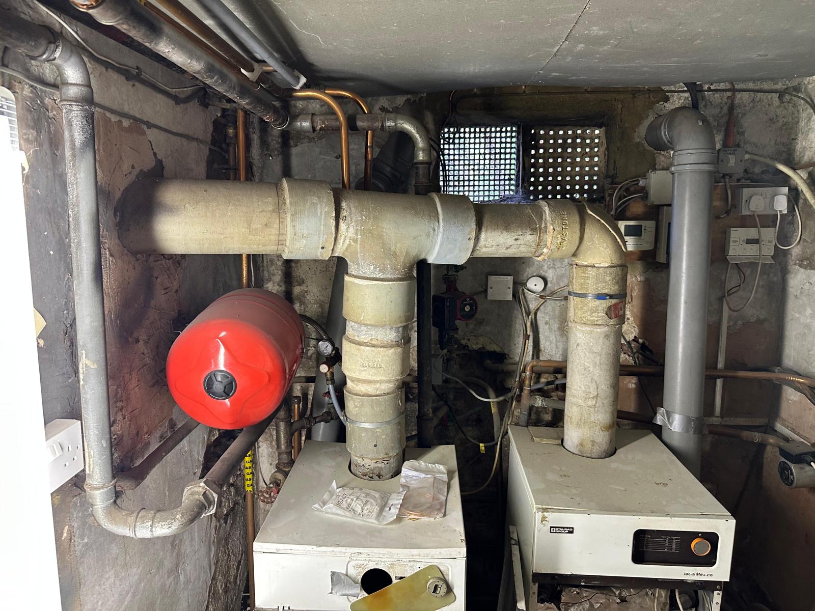 Residential asbestos removal – room prepared with protective sheeting